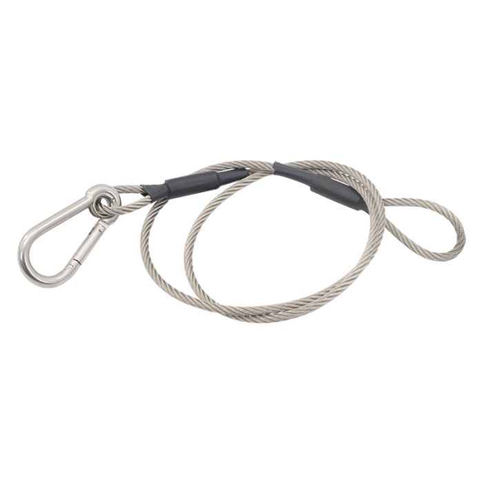 ⁦Stainless steel 3mm x 75cm safety rope⁩ - الصورة ⁦3⁩