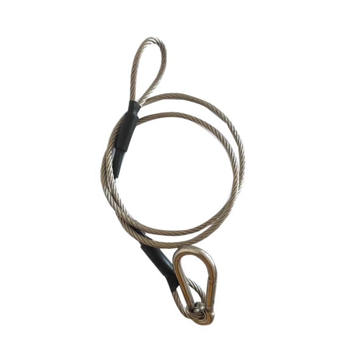 ⁦Stainless steel 4mm x 85cm safety rope⁩ - الصورة ⁦2⁩