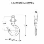 2000kg 25m electric hoist – Image 4