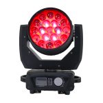 19pcs 15W RGBW 4in1 Zoom LED Wash Moving Head Light