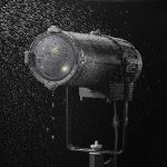 Lampe d'imagerie LED d'extérieur 200W à lumière blanche, à zoom électrique et à découpe