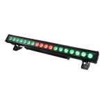 18 قطعة خارجية 18pcs 18w RGBWA UV 6 في 1 للتحكم في غسالة الإضاءة الحائطية LED الخارجية بقدرة 18 واط