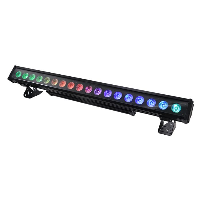 ⁦Outdoor 18pcs 18w RGBWA UV 6-in-1 Point Control LED Wall Washer Light⁩ - الصورة ⁦2⁩