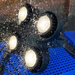 ⁦Outdoor waterproof 4pcs 100w COB white LED audience light⁩ - الصورة ⁦3⁩