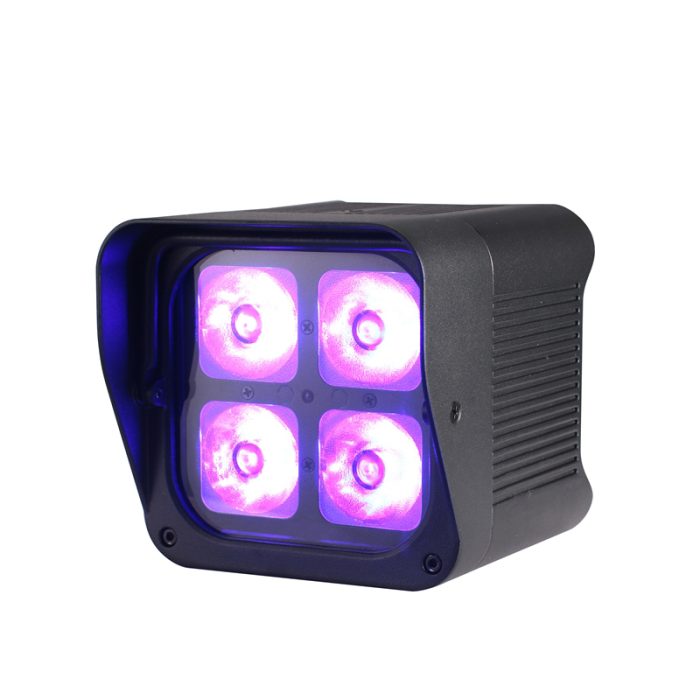 Outdoor Waterproof 4x20W 6-in-1 LED Wireless Battery Par Light – Image 3