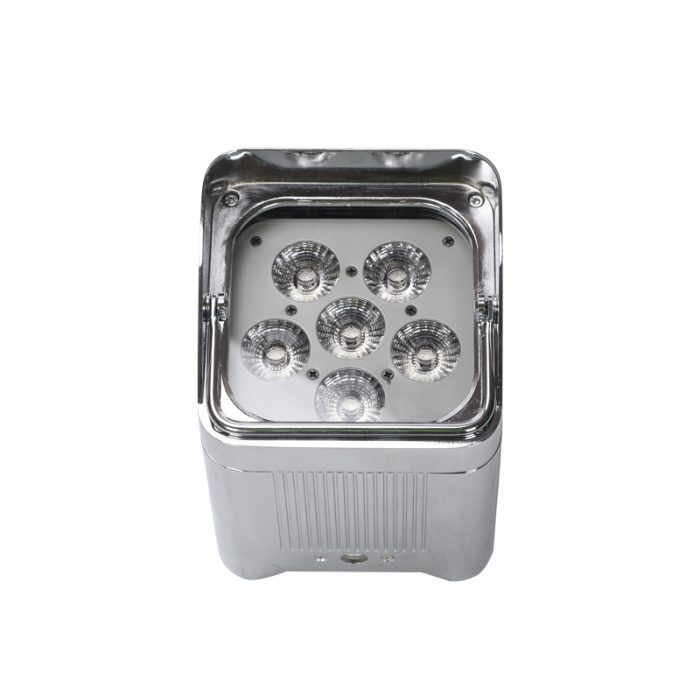 Sliver Wifi APP Control 6x18w RGBWA UV 6in1 Wireless DMX Battery LED Uplight — изображение 3