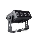 Outdoor waterproof 4x20W 6-in-1 LED wireless battery par light with single-point control