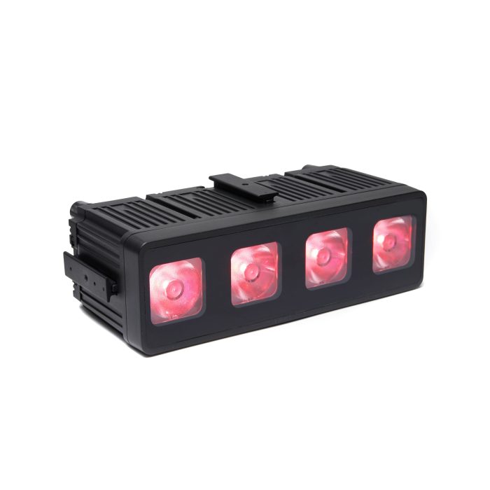 Outdoor waterproof 4x20W 6-in-1 LED wireless battery par light with single-point control – Image 2