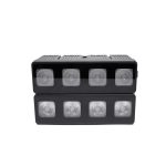 Outdoor waterproof 4x20W 6-in-1 LED wireless battery par light with single-point control – Image 3
