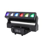 6 pcs 40W LED moving head lights (avec base) à faisceau contrôlé et focalisation ajustable