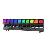Outdoor waterproof 10x60w single point beam focusable dyed LED moving head light