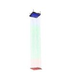 مصباح كريستالي ثلاثي الأبعاد LED 2 م