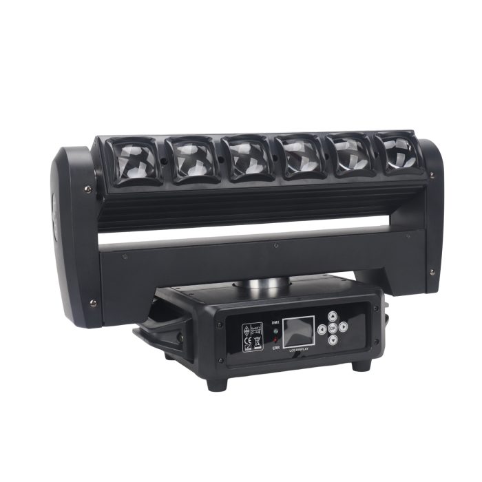 Infinite 6x40w single point control beam + strobe double-sided LED strip LED moving head – Image 4