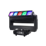 Đèn LED di động 5 mảnh, công suất 60W, 4 trong 1 với chức năng điều khiển điểm, tập trung, nhuộm màu và đèn chớp, đầu đèn kép dạng dải.