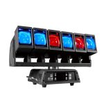 6x60w single point controlled beam T focus dyed LED snake moving head light – Image 2