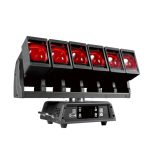 6x60w single point controlled beam T focus dyed LED snake moving head light – Image 4