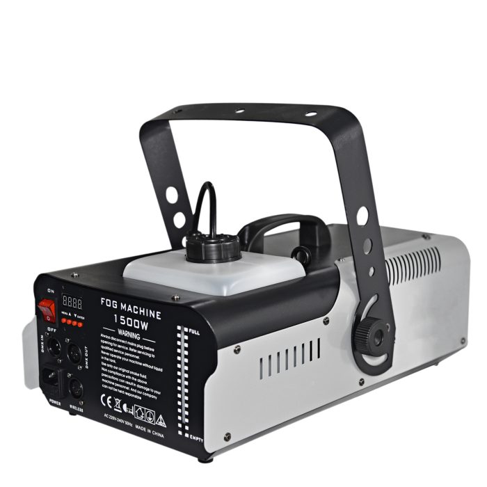 ⁦1500W 9*3W LED Fog Machine DMX512 and Remote Controller BFM1500F 1500W 9*3W LED Fog Machine DMX512 and Remote Controller Quantity: 1 Contact Now add to cart⁩ - الصورة ⁦2⁩