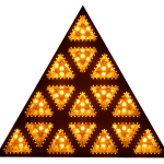 Retro triangle light