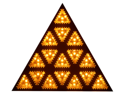 Retro triangle light