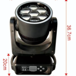 Mini 7x40W bee eye Features: rotatable optics