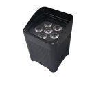 6*18W RGBWAUV WIFI battery wireless par IP65